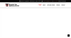 Desktop Screenshot of mountaintopappliance.us